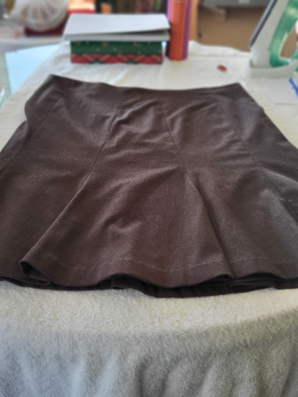 Smart Set Dark Brown Circle Skirt Sz 15